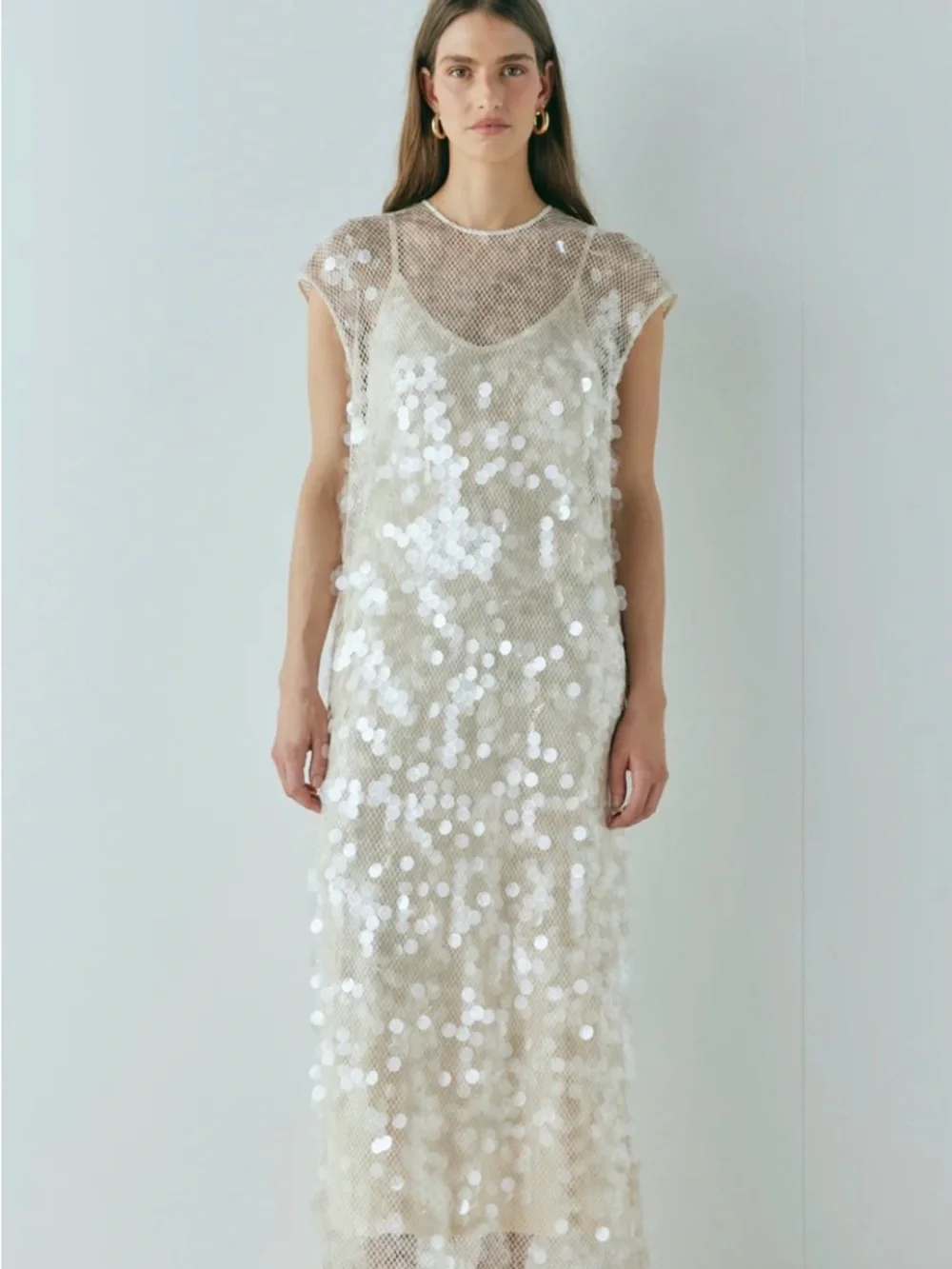 NWT VRG GRL Astrid Sequin Maxi Dress - Picture 5 of 6